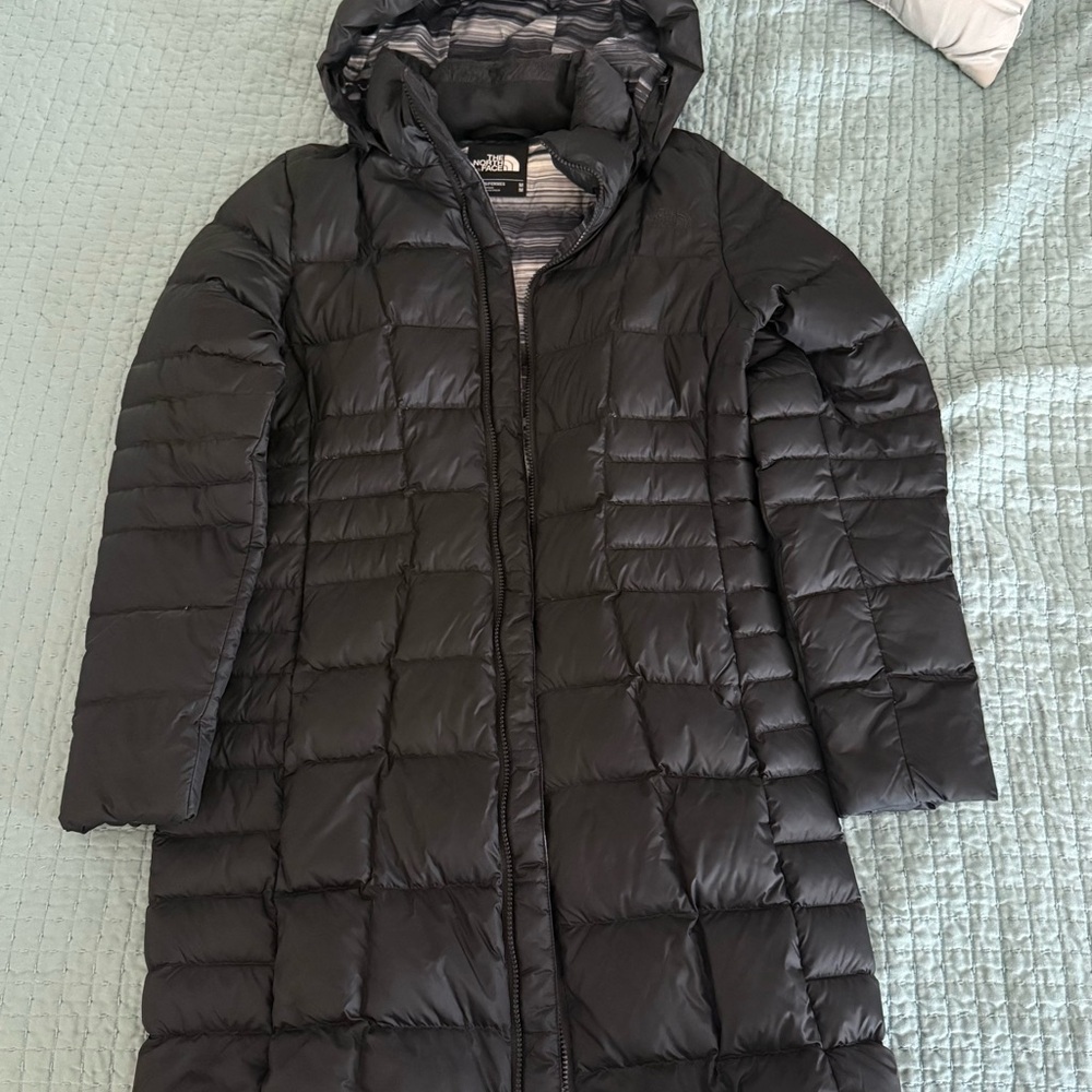 The North Face Black Puffer Jacket with Hood
